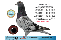 TR21-300645 / FERHAT GÜLEZ - 34. FİNAL ÖZEL 573 KM  - & www.eksenbilgisayar.com -  
