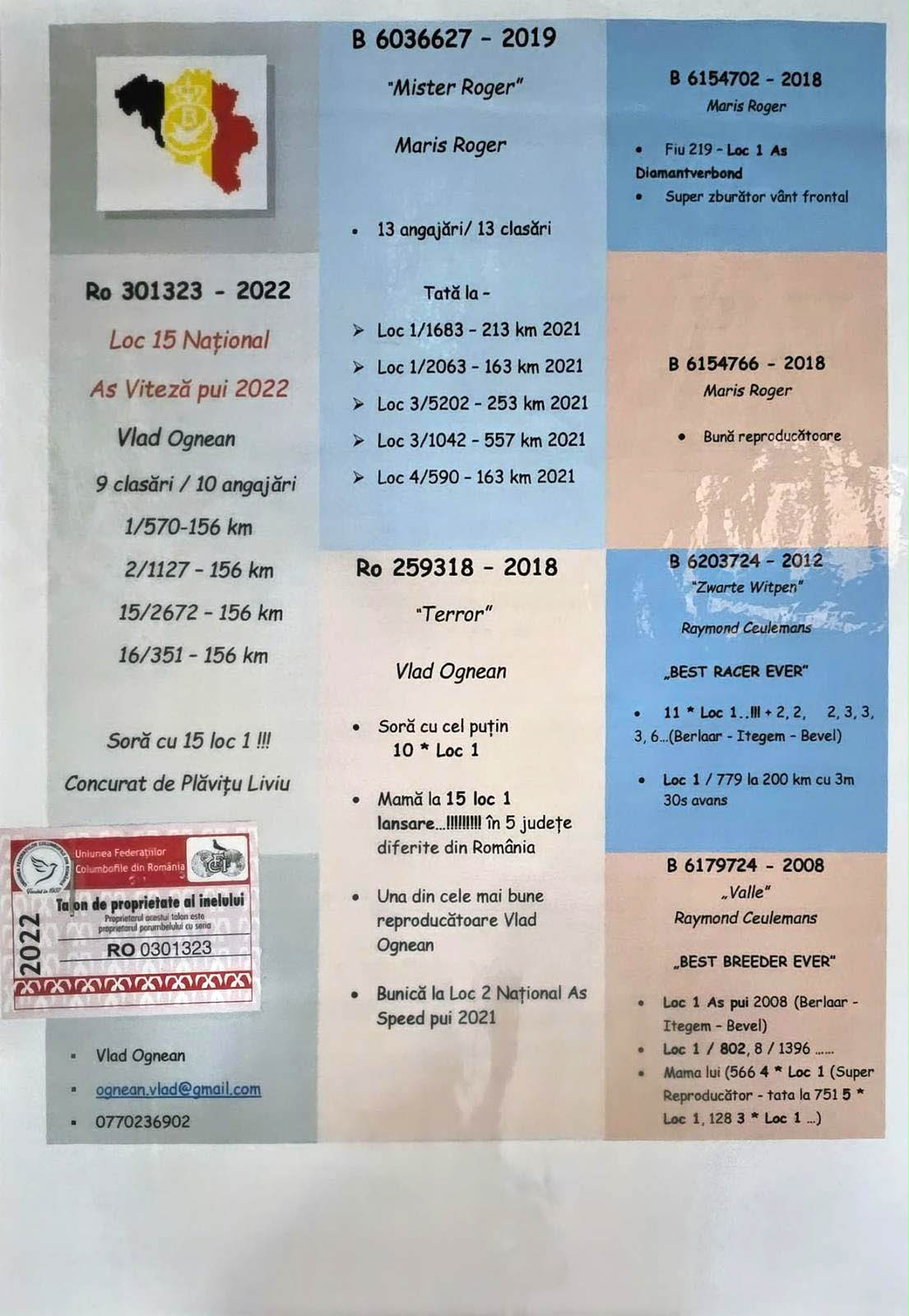 RO22-301323 DİŞİ / KENDİSİ 15 NAT VİTES KLASMAN 2022 