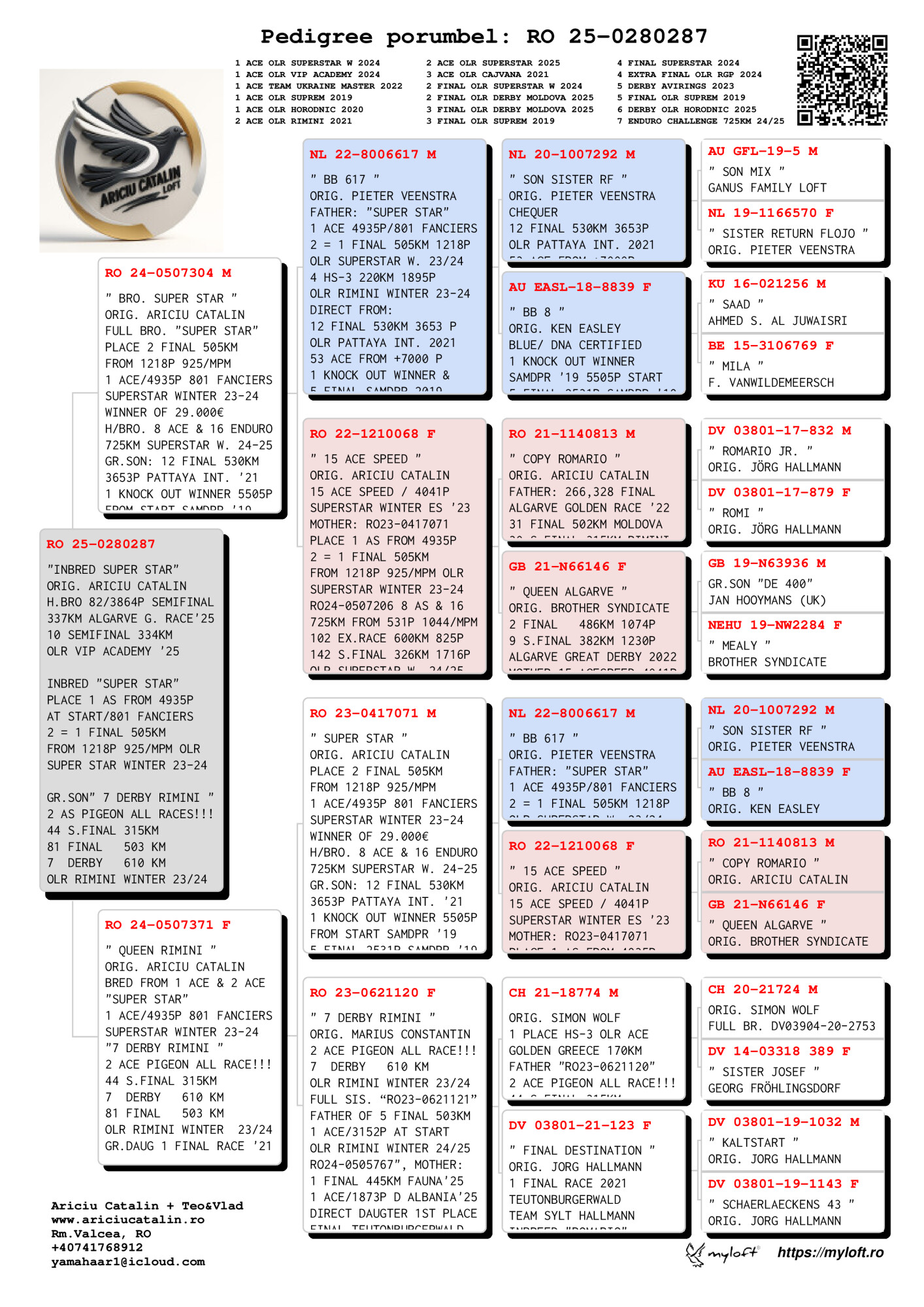 RO25-0280287 ERKEK / INBREED SUPER STAR