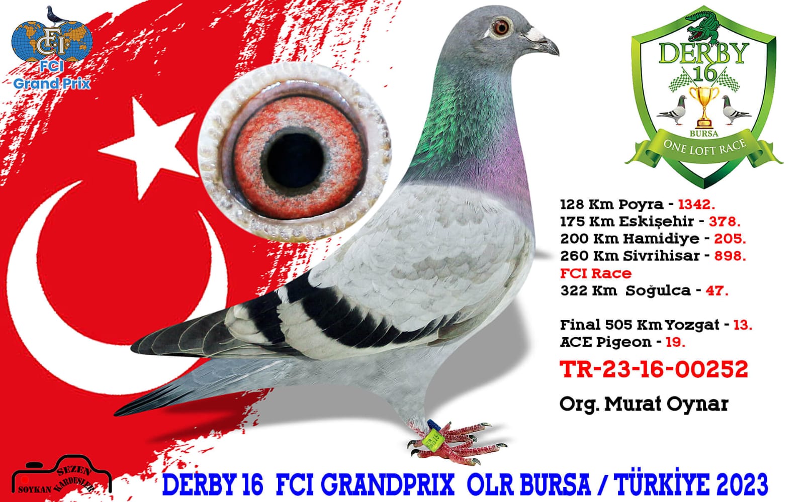 TR23-16-12180 ERKEK / MURAT OYNAR TAM KARDEŞİ 13 FİNAL DERBY16  16 AS KLASMAN 6X6