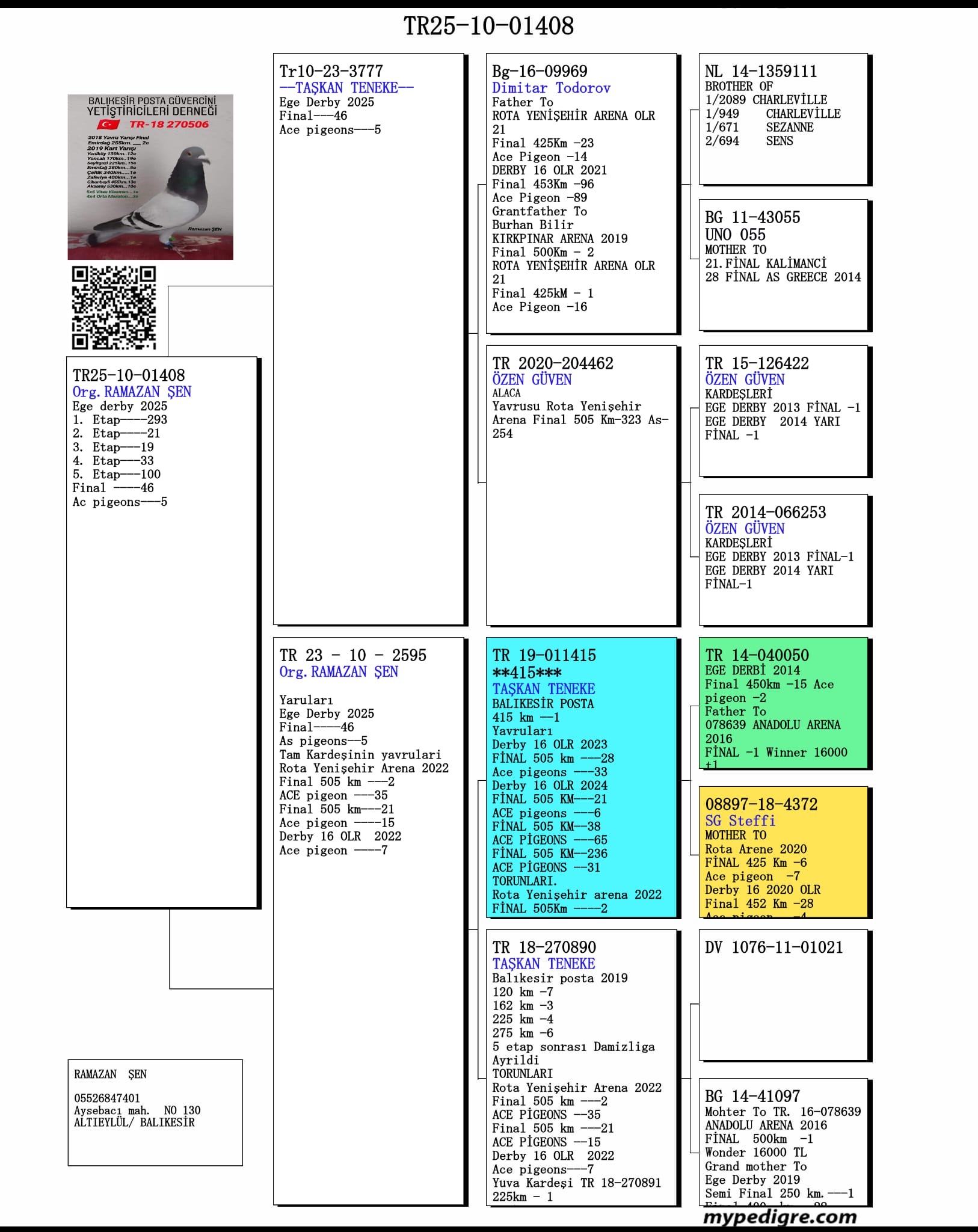 TR25-10-1408 / RAMAZAN ŞEN - 46 FİNAL & 5 AS